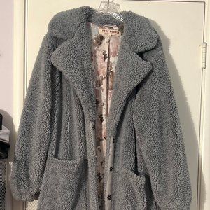 Free People Tessa Teddy Coat Medium